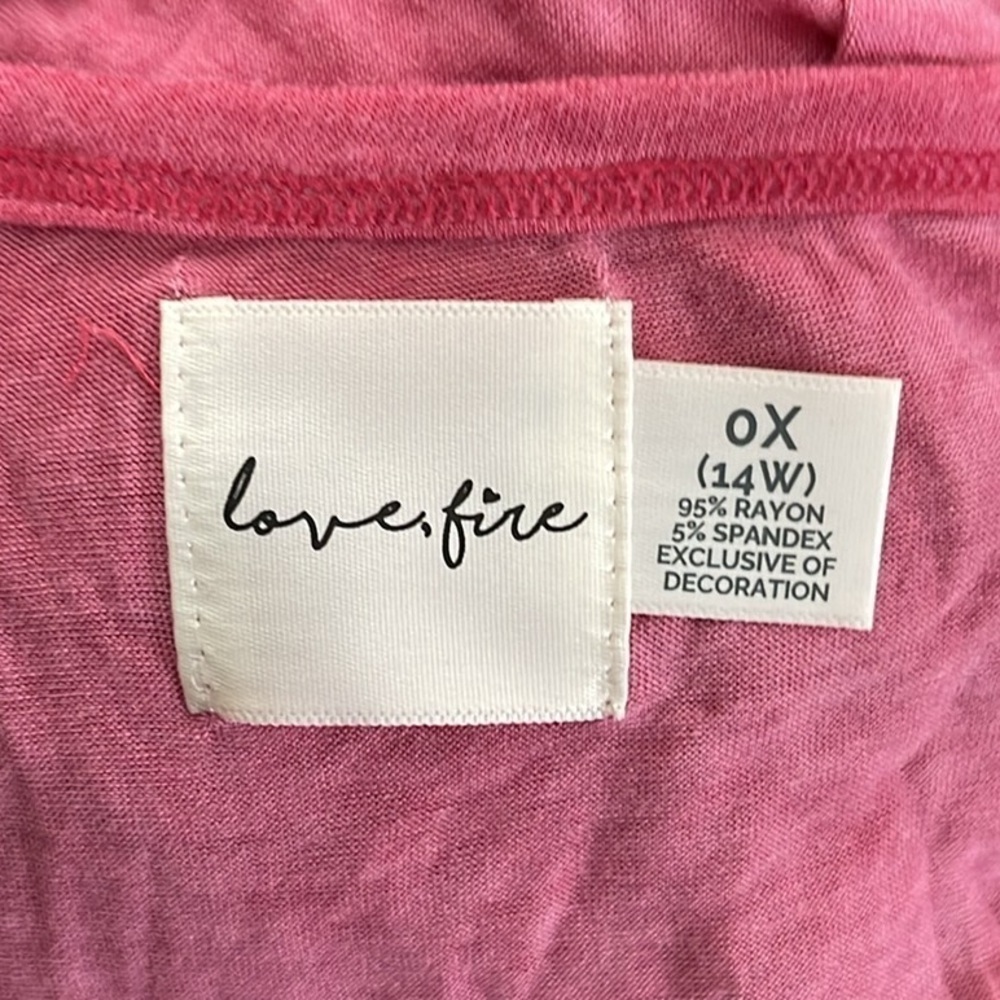 Love, Fire Lace Detail Top - Picture 3 of 4